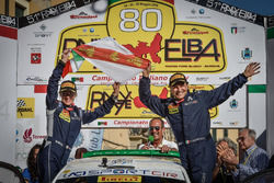 I vincitori Paolo Andreucci, Anna Andreussi, Peugeot 208 T16 R5, Peugeot Sport Italia