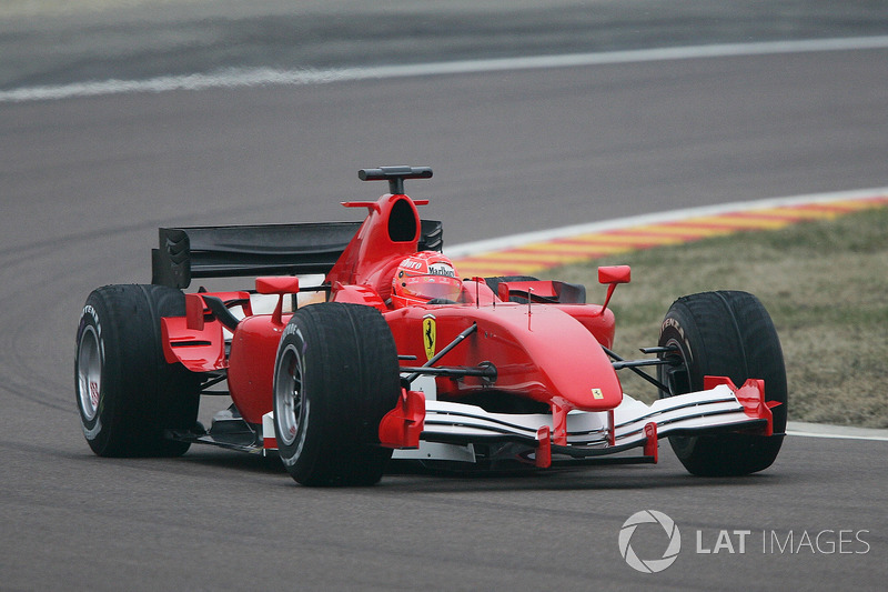 Michael Schumacher, con el nuevo 2006 Ferrari F1