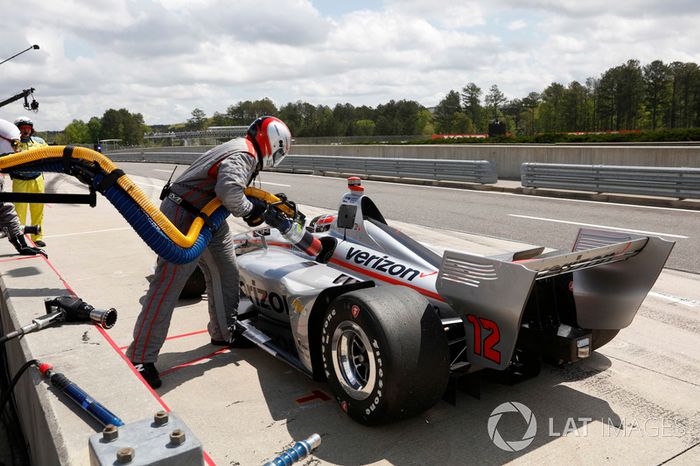 Will Power, Team Penske Chevrolet, pit stop