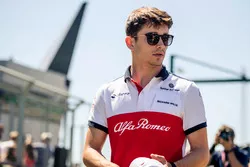 Charles Leclerc, Sauber on drivers parade