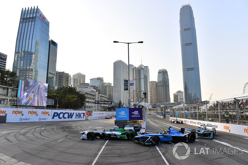 Lucas di Grassi, Audi Sport ABT Schaeffler ySébastien Buemi, Renault e.Dams