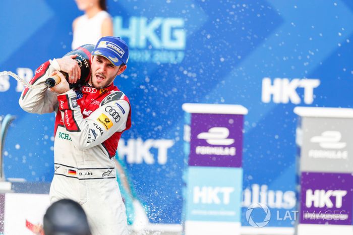 Podium: ganador, Daniel Abt, Audi Sport ABT Schaeffler