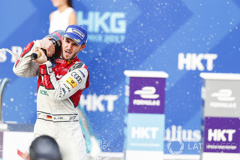 Podium: ganador, Daniel Abt, Audi Sport ABT Schaeffler