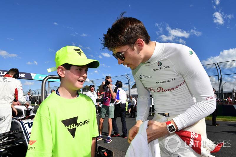 Charles Leclerc, Sauber and grid kid