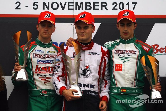 Nicklas Nielsen; Lorenzo Travisanutto y David Vidales