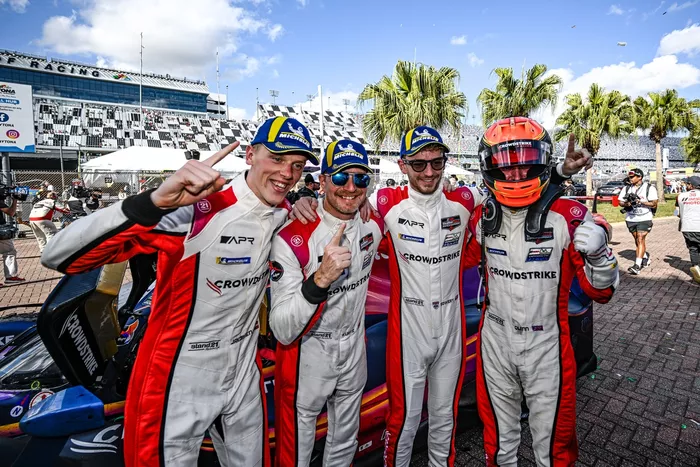 #04 Crowdstrike Racing by APR ORECA LMP2 07: George Kurtz, Alex Quinn, Toby Sowery, Malthe Jakobsen