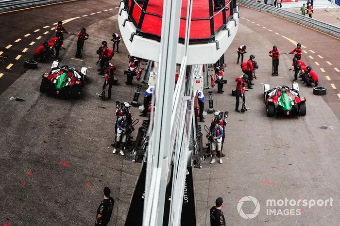 Daniel Abt, Audi Sport ABT Schaeffler, Audi e-tron FE05, pit stop