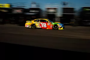 Kyle Busch, Joe Gibbs Racing, Toyota Camry M&M's