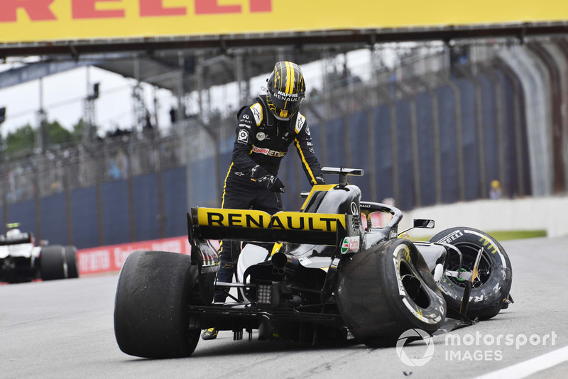 Авария: Нико Хюлькенберг, Renault Sport F1 Team RS18
