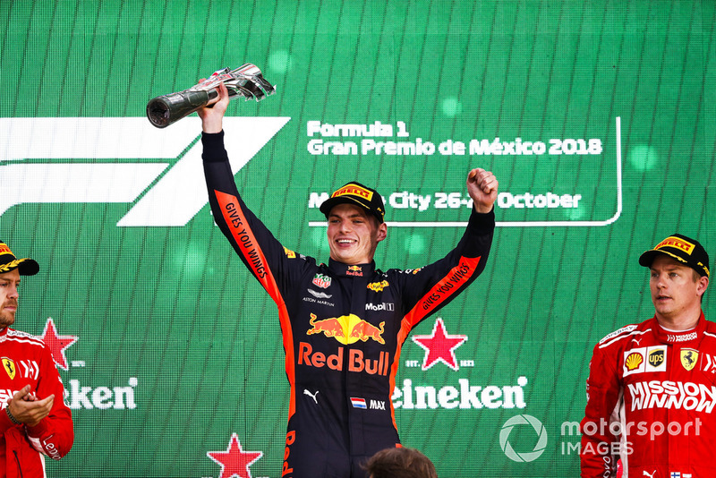 Pemenang balapan, Max Verstappen, Red Bull Racing