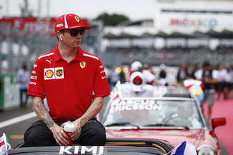 Kimi Raikkonen, Ferrari pilotlar geçit töreninde