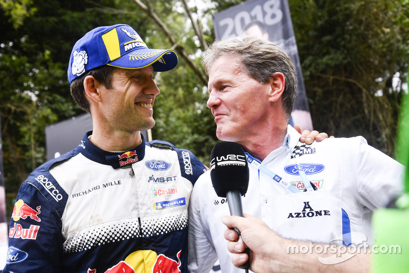 Il Campione 2018 del WRC Sébastien Ogier, M-Sport Ford, Malcolm Wilson
