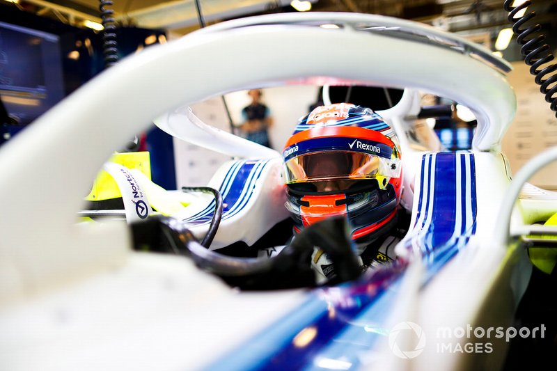 Robert Kubica, Williams Martini Racing, dans son cockpit