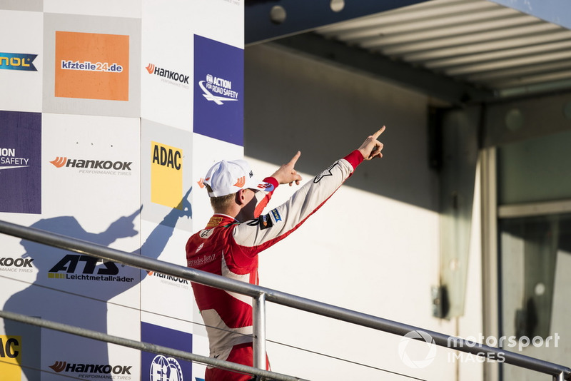 Podio: Campeón 2018, Mick Schumacher, PREMA Theodore Racing Dallara F317 - Mercedes-Benz