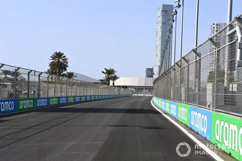 Jeddah Street Circuit last corner detail