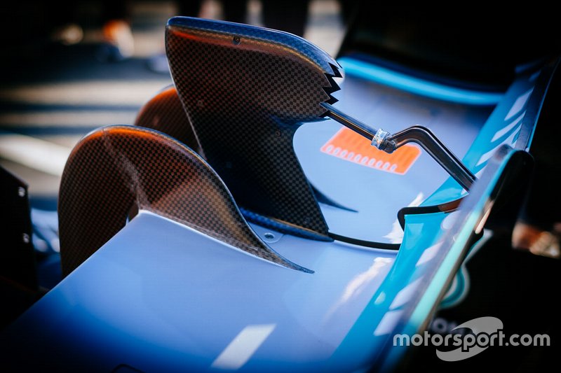 Mercedes AMG F1 W10, DRS detail