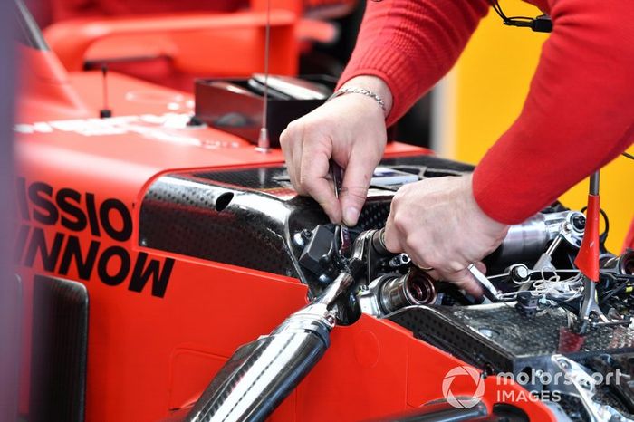 Detalle del Ferrari SF1000 