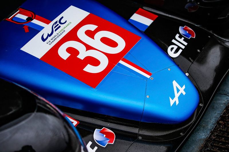 Gros plan sur l'Alpine A480 LMP1