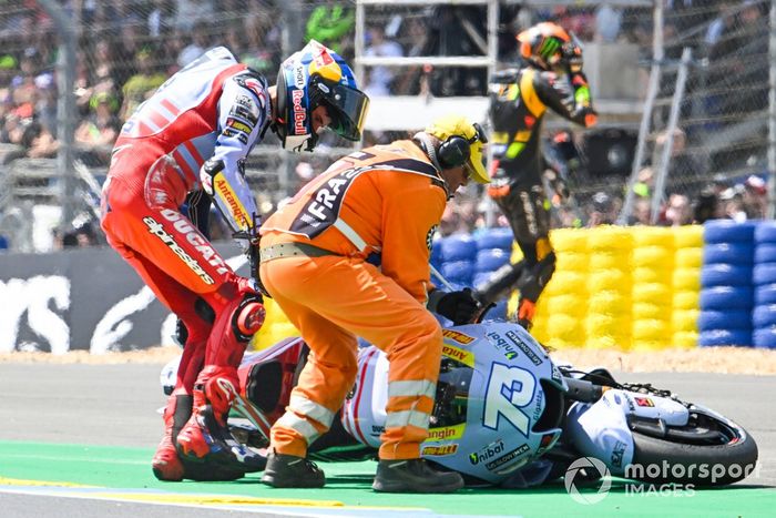 Alex Márquez, caída del Gresini Racing