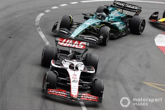 Kevin Magnussen, Haas VF-23, Lance Stroll, Aston Martin AMR23