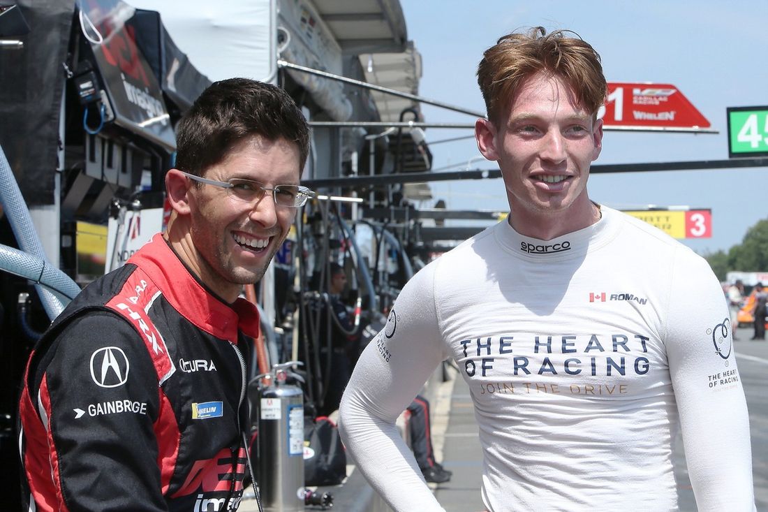 #40 Wayne Taylor Racing z Andretti Acura ARX-06: Jordan Taylor, Louis Deletraz, #27 Heart of Racing Team Aston Martin Vantage GT3 Evo: Roman De Angelis, Zacharie Robichon