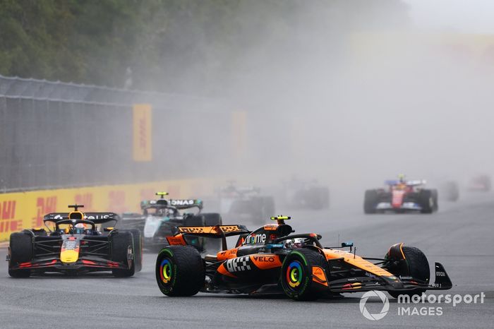 Lando Norris, McLaren, Max Verstappen, Red Bull Racing, Andrea Kimi Antonelli, Mercedes