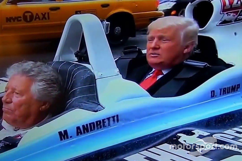 Mario Andretti con Donald Trump