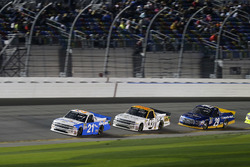 Johnny Sauter, GMS Racing Chevrolet; Kaz Grala, GMS Racing Chevrolet y Chase Briscoe, Brad Keselowsk