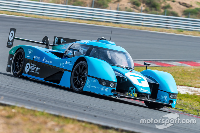 Waterstofracer Forze VII van de TU Delft test