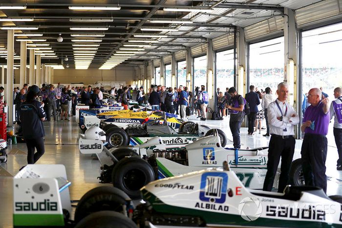 Una línea de maquinaria clásica de Williams F1