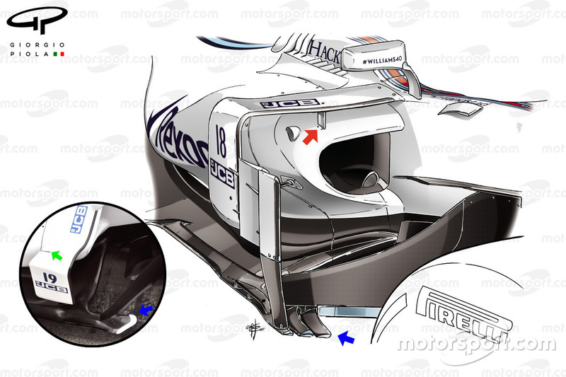 Williams FW40 zijkant