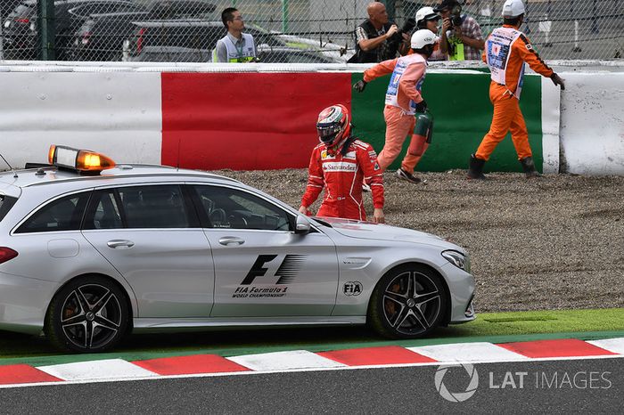 Kimi Raikkonen, Ferrari y el coche médico