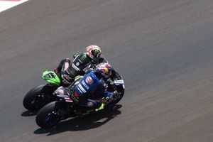 Jonathan Rea, Kawasaki Racing Team WSBK. Toprak Razgatlioglu, Pata Yamaha WorldSBK