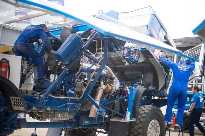 Mecánicos de Kamaz