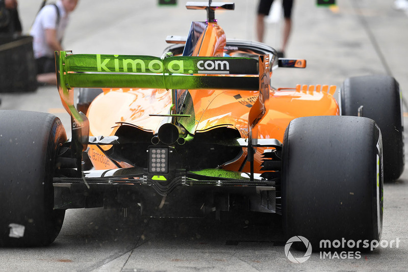 Pintura para las pruebas aerodinámicas del McLaren MCL33