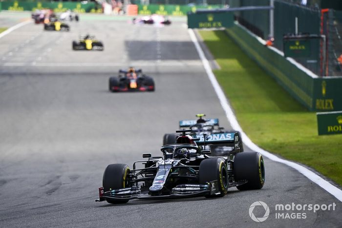 Lewis Hamilton, Mercedes F1 W11, Valtteri Bottas, Mercedes F1 W11 