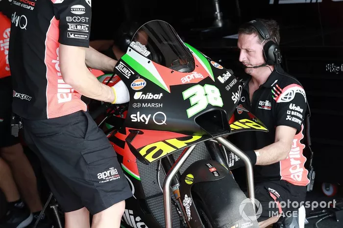 Moto de Aprilia Racing Team Gresini