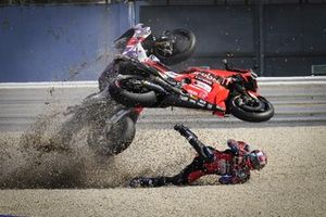 Michele Pirro, Ducati Team crash