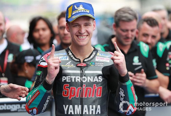 Ganador de la pole Fabio Quartararo, Petronas Yamaha SRT