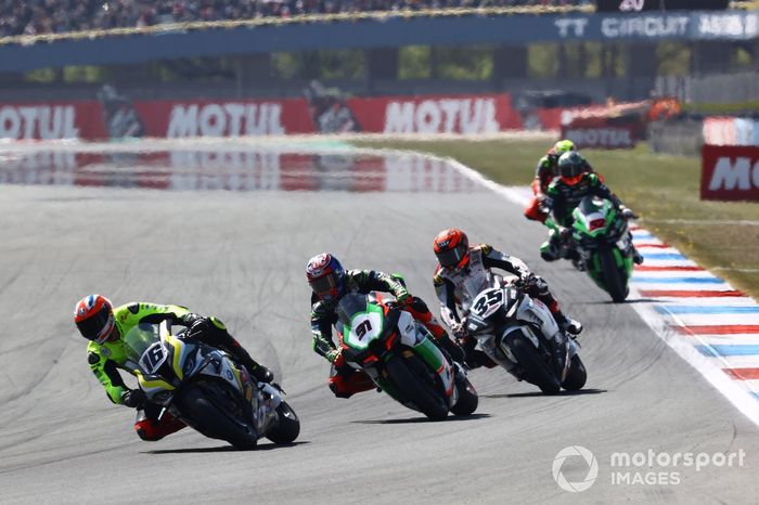 Gabrele Ruiu, Leon Haslam, TPR Team Pedercini Racing, Hafizh Syahrin, MIE Racing Honda Team