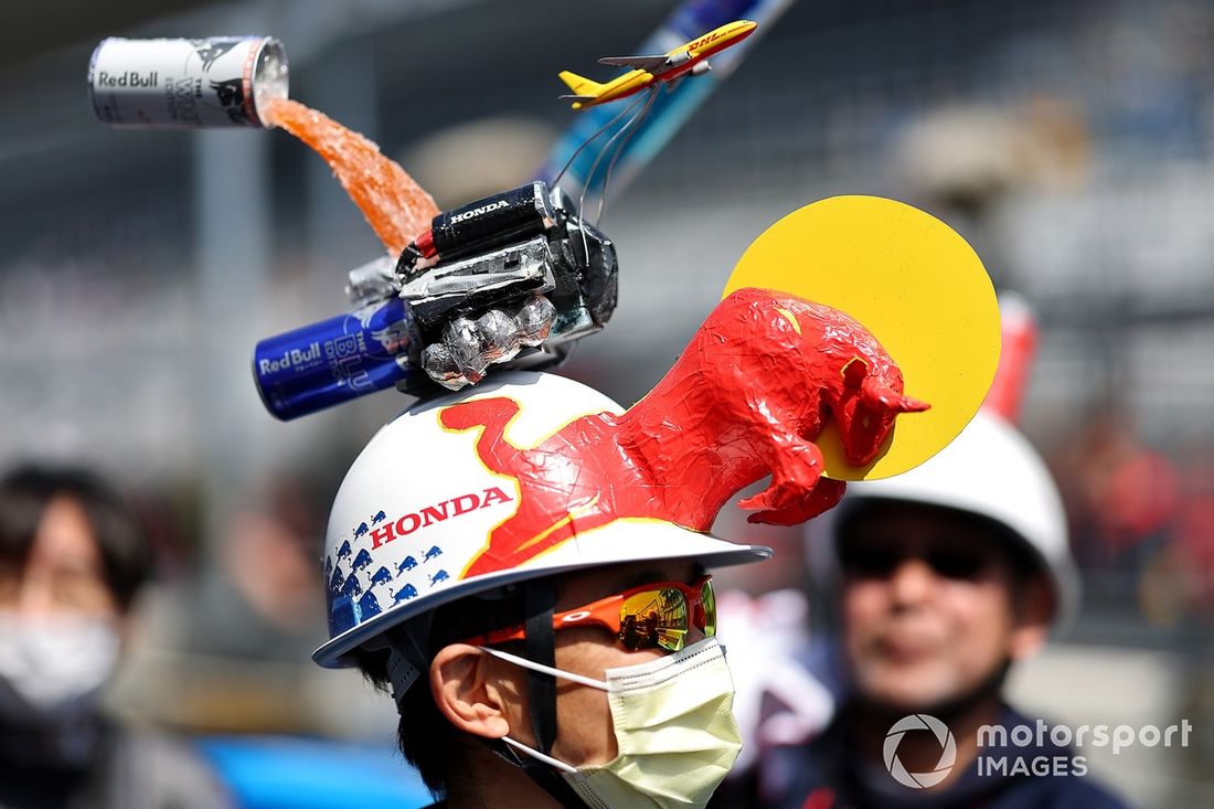 A Red Bull Racing fan