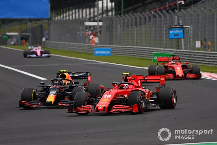 Charles Leclerc, Ferrari SF1000, Alex Albon, Red Bull Racing RB16, Sebastian Vettel, Ferrari SF1000