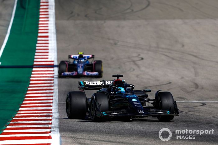 George Russell, Mercedes F1 W14, Pierre Gasly, Alpine A523