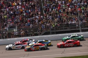 Josh Berry, Wood Brothers Racing Ford, Chase Briscoe, Joe Gibbs Racing Toyota, Joey Logano, Team Penske Ford, Erik Jones, LEGACY MOTOR CLUB Toyota