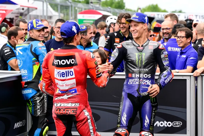 Fabio Quartararo, Yamaha Factory Racing, Marc Marquez, Ducati Team