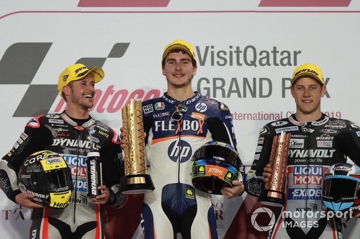 Podium: 1º Lorenzo Baldassarri, Pons HP40, 2º Thomas Luthi, Intact GP, 3º Marcel Schrotter, Intact GP