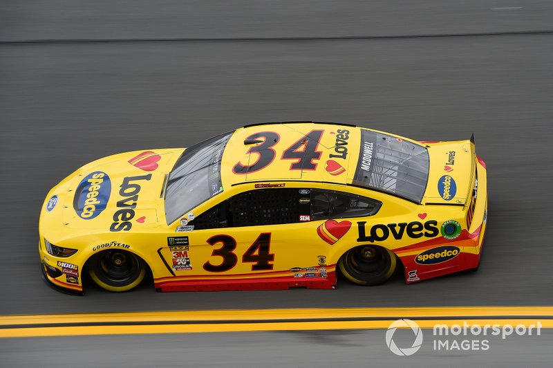 34. Michael McDowell, Front Row Motorsports, Ford Mustang Love's Travel Stops