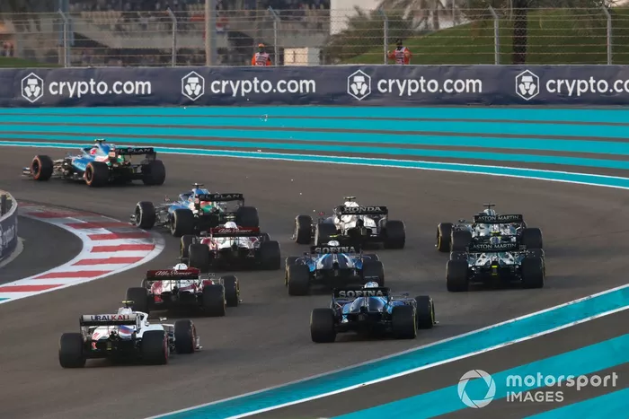 Esteban Ocon, Alpine A521, Fernando Alonso, Alpine A521, Pierre Gasly, AlphaTauri AT02, Antonio Giovinazzi, Alfa Romeo Racing C41, Lance Stroll, Aston Martin AMR21