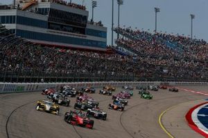 Will Power, Team Penske Chevrolet Scott McLaughlin, Team Penske Chevrolet David Malukas, Dale Coyne Racing c/ HMD Honda Colton Herta, Andretti Autosport c/ Curb-Agajanian Honda Graham Rahal, Rahal Letterman Lanigan Racing Honda, start start