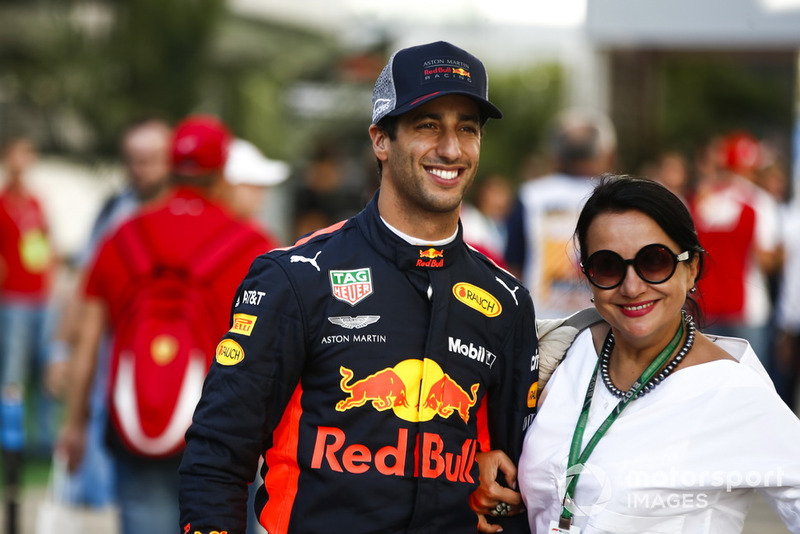 Daniel Ricciardo, Red Bull Racing, avec un fan